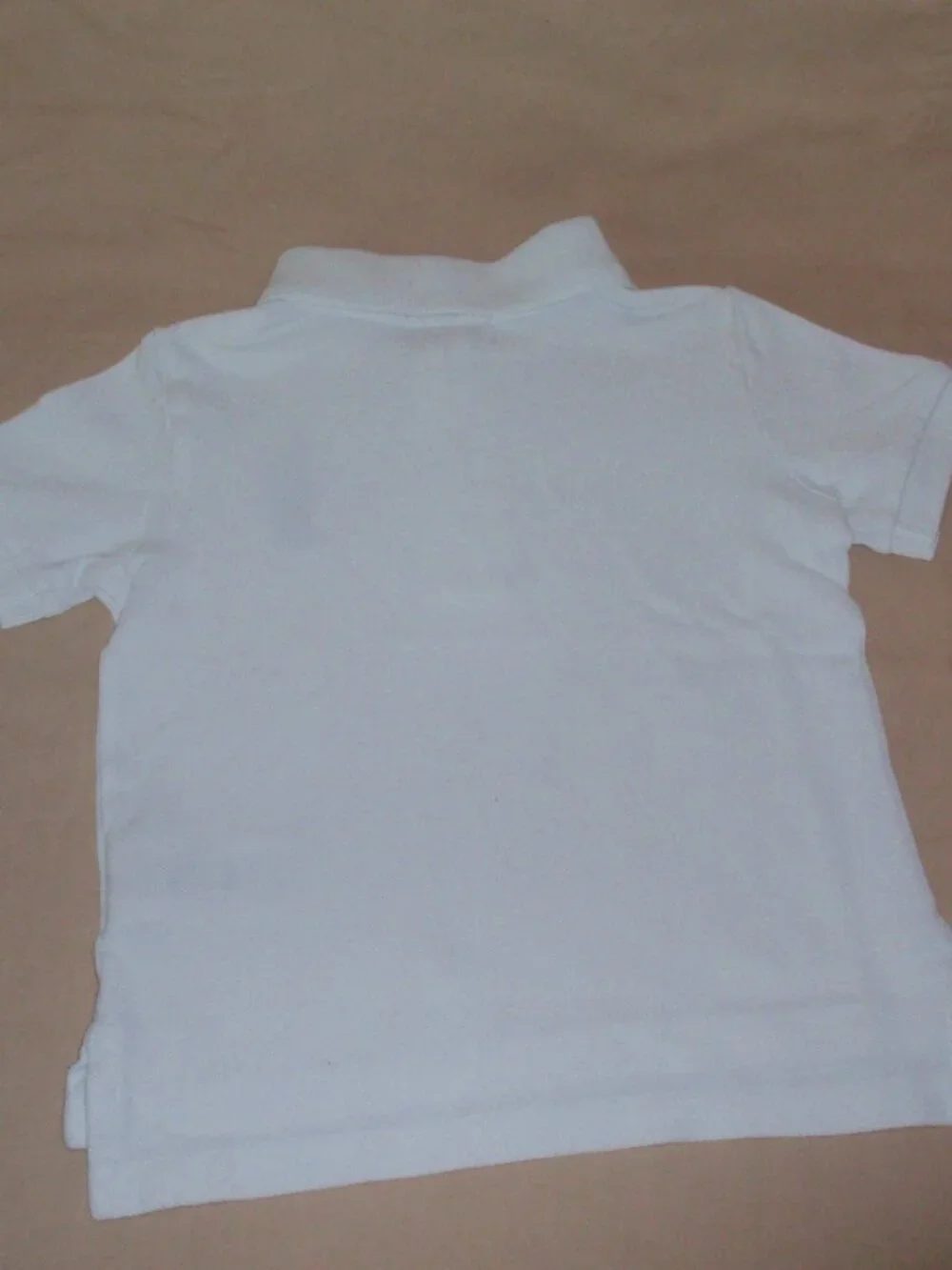 Lot of 2 Ralph Lauren Bear Colorblock Short Sleeve Pique Polos Sz 18m 2t